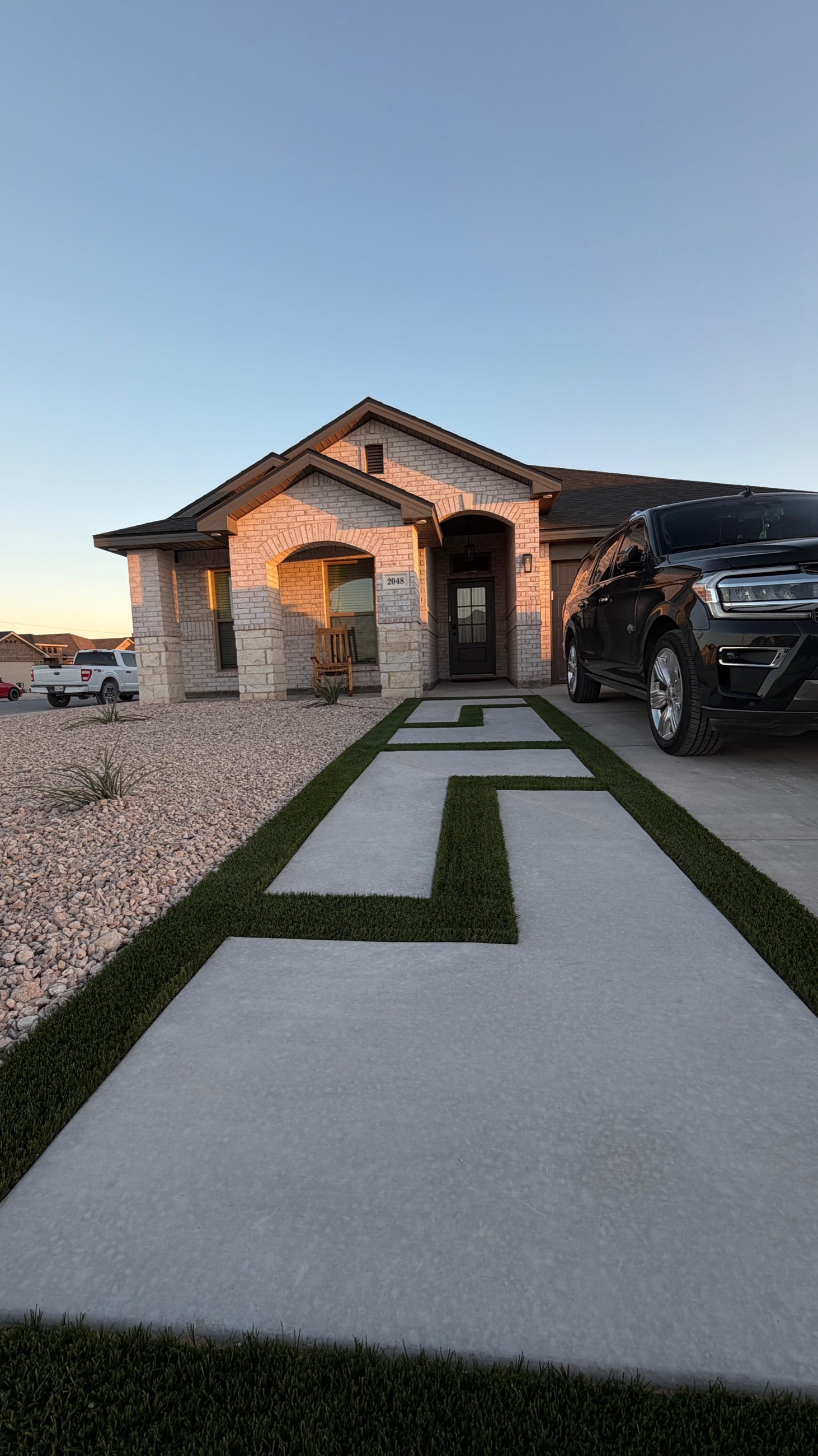 Yard project in Midland TX