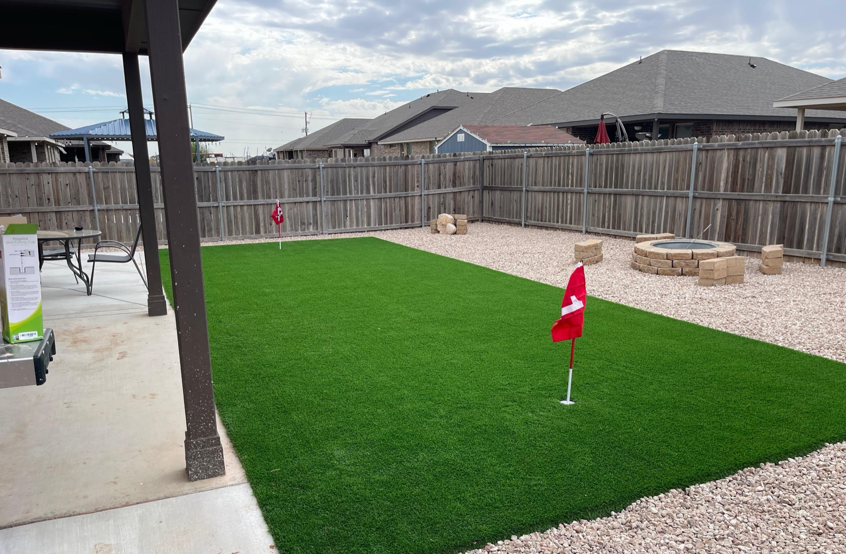 Yard project in Odessa TX
