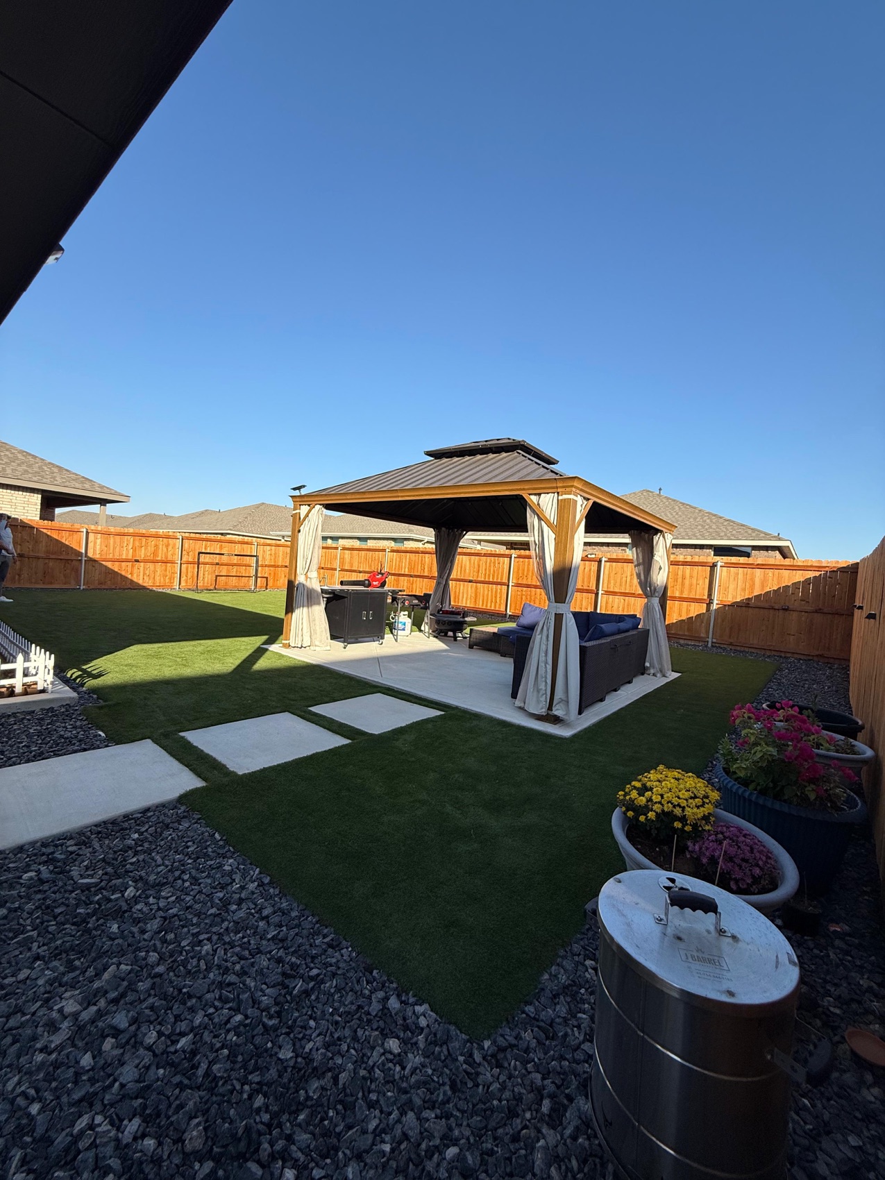 Proyecto de patio en Midland TX
